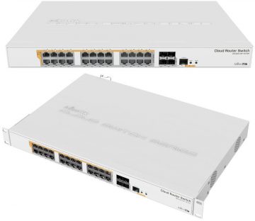 MIKROTIK MARSRUUTUSPLAAT CRS328-24P-4S+RM POEMIKROTIK MARSERPLAADI CRS328-24P-4S+RM POE