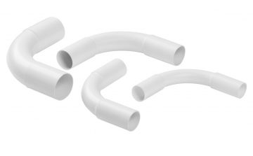 Stīvs, leņķveida savienotājs elektroinstalācijas caurulēm BALTS ZKL-16 (PACK of 100pcs)