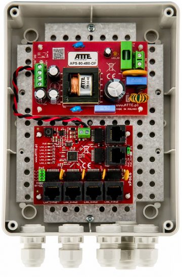 ATTE IP-5-11-M2 5 PORTU POE KOMUTATORSATTE IP-5-11-M2 5 PORTU POE KOMUTATORS