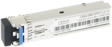 Двойной модуль SFP 1,25 Гбит/с, LC SM, 16 дБ, (20 км) TX1310/RX1550 Двойной модуль SFP 1,25 Гбит/с, LC SM, 16 дБ, (20 км) TX1310/RX1550