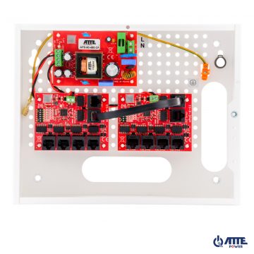 Līdz 9 IP kameru komplekts PoE komutators 9P+1UP ATTE IP-9-11-E