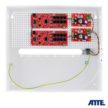 Līdz 16 IP kameru komplekts PoE komutators 16P+2G ATTE IP-16-20-H