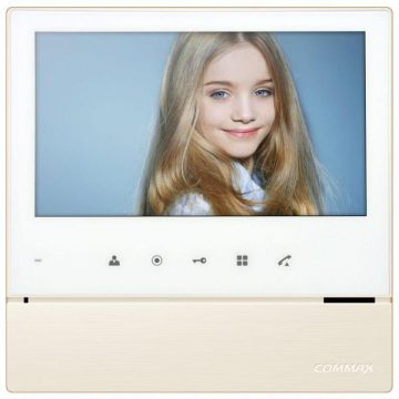 CDV-70H WHITE COMMAX 7" monitor "Fine View" seeriast LED valgustusega, 230V AC