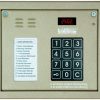 Laskomex CP-2502NR bēšs Audio panelis ar mini īrnieku sarakstu un RFID atslēgu lasītāju