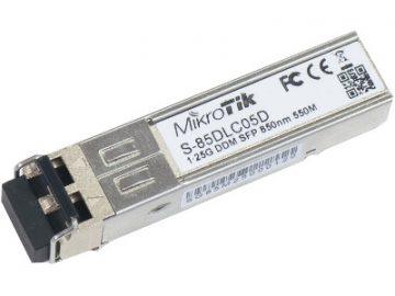 MIKROTIK S-85DLC05D 1.25G MM 550m 850nm SFP MODULSMIKROTIK S-85DLC05D 1.25G MM 550m 850nm SFP MODULS