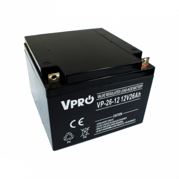 VOLT POLSKA AGM VPRO 12V 26Ah akumulatorsVOLT POLSKA AGM VPRO 12V 26Ah akumulators