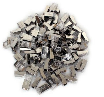 GETFORT RJ45 CAT.6 8P8C SHIELDED NETWORK PLUG (100 gab.) GETFORT RJ45 CAT.6 8P8C SHIELDED NETWORK PLUG (100 gab.)