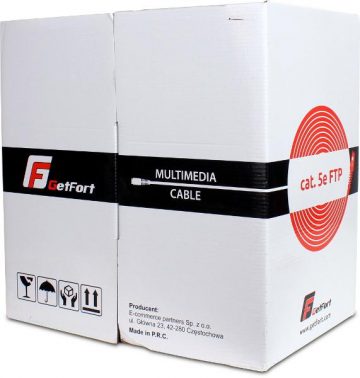 Кабель GETFORT CAT.5E F/UTP PVC с изоляцией, 305 м Кабель GETFORT CAT.5E F/UTP PVC с изоляцией, 305 м