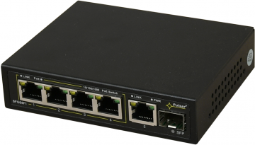 PULSAR 6 portu komutators SFG64F1 4 IP kamerām