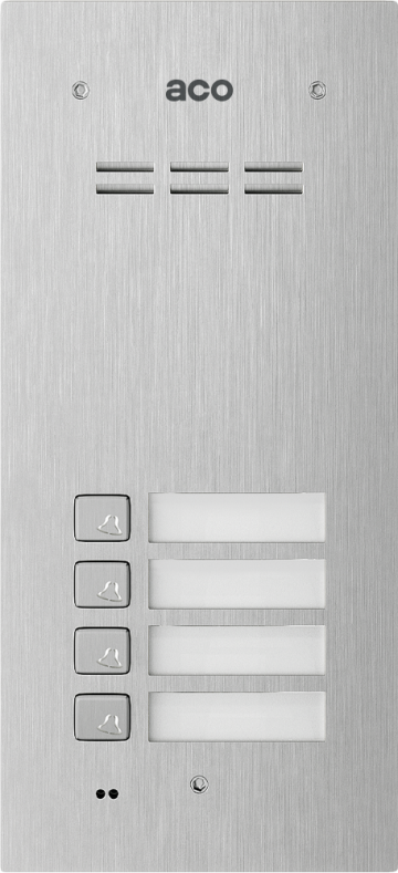 ACO COMO-PRO-A4 4-позиционная панель для установки под поверхностью ACO COMO-PRO-A4 4-позиционная панель для установки под поверхностью