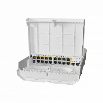 MIKROTIK MARŠREČIAVIMO PLOKŠTELĖ CRS318-16P-2S+OUT (NETPOWER 16P)
