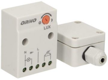 ORNO krēslas sensors ar hermētisku zwe. zonde kastē OR-CR-232ORNO krēslas sensors ar hermētisku zwe. zonde kastē OR-CR-232