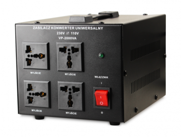 Transformators VOLT POLSKA 230V/110V 2000VATransformators VOLT POLSKA 230V/110V 2000VA