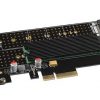 Axagon PCEM2-DC PCI-E x4 kuni M.2 NVMe jahutusega adapter