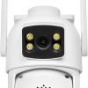 EasyCam āra 4MP duālā WiFi PTZ kamera (2MP + 2MP) 4x tālummaiņa Tuya EC-2x2PTZ8DL-N