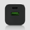 Сетевое зарядное устройство everActive GaN SC-390QB 30 Вт 1xUSB-C 1xUSB-A PD PPS