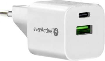 everActive GaN SC-390Q 30W 1xUSB-C 1xUSB-A PD PPS network charger everActive GaN SC-390Q 30W 1xUSB-C 1xUSB-A PD PPS network charger
