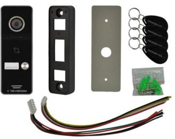 Video door entry system REVIZOOM RM-T471HD WHITE/RC-411HD-C