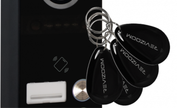 Video durvju tālrunis REVIZOOM RM-T471HD BLACK/RC-411HD-C