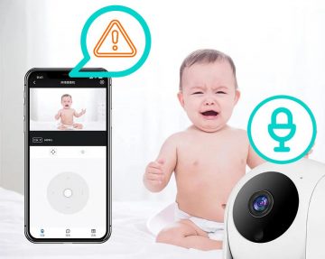 EasyCam iekštelpu WiFi PTZ kamera Tuya 2MP EC-2PT6IR