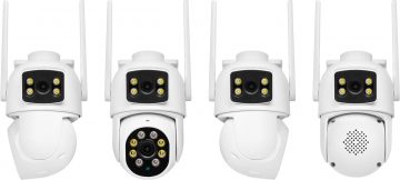 EasyCam āra 4MP duālā WiFi PTZ kamera (2MP + 2MP) 4x tālummaiņa Tuya EC-2x2PTZ8DL-N