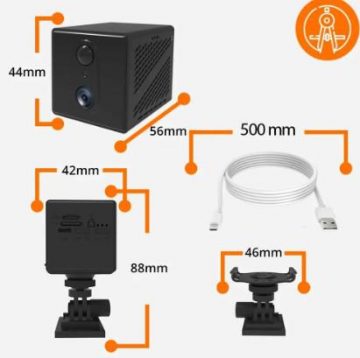 IP kamera Orllo Mini Wireless GSM 4G LTE ORLLO W8 PRO SIM kamera