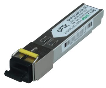 Модули SFP WDM 1,25 Гбит/с, SC SM, 10 дБ (3 км) TX1550/RX1310