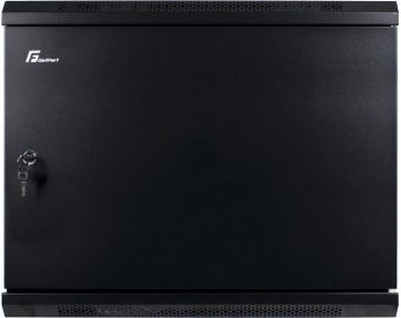 Полка GETFORT 19 дюймов 9U 600x600 со стальной дверью на петлях