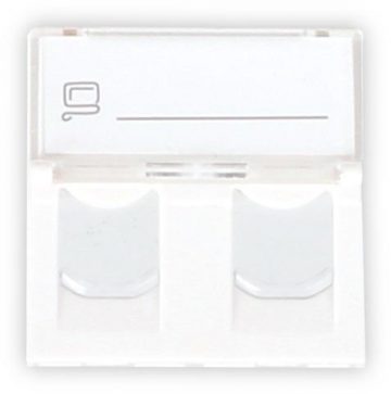 GETFORT ADAPTER 2 MOD 2XRJ45 MOSAIC 45x45 мм