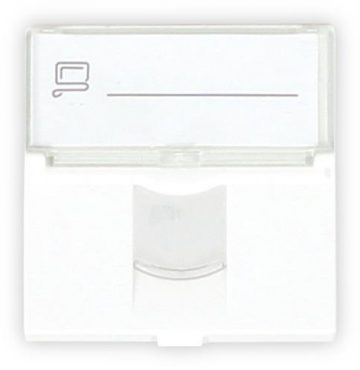 GETFORT ADAPTER 2 MOD 1XRJ45 MOSAIC 45x45 мм