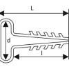 PLATE WIRING MOUNT UWP-2 (100 gab.)