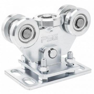 Ratiņu komplekts PSG 60.00P.80 bīdāmajiem vārtiem ar sliedēm 80x80x5 mm
