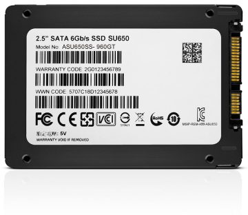 Adata SU650 Ultimate 256GB 2,5" SATA SSD 256GB
