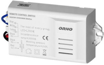 ORNO OR-GB-448 BEZŠVEIĻU LIGHT CONTROLLER 2 tālvadības pultis