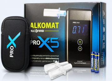 Alcofind Pro x-5+ 5 gadu garantija, 12 mēnešu serviss