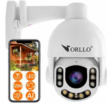 Āra GSM PTZ IP KAMERA ar SIM karti Orllo Z7