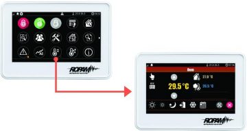 ROPAM TOUCH TASTATŪRA TPR-4WS-P OPTIMAGSM, NEOGSM-IP