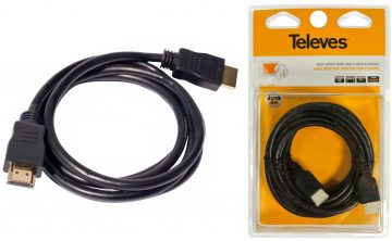Televes HDMI 2.0 kabelis atsauces numurs 494502 3 m 4K Televes HDMI 2.0 kabelis atsauces numurs 494502 3 m 4K