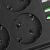 LDNIO SE6403 удлинитель на 6 розеток + удлинитель на 4 USB-порта