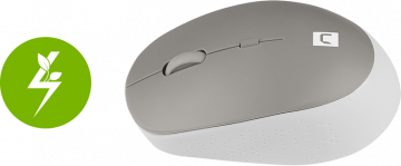 Natec Harrier 2 1600dpi Bluetooth bezvadu pele balta un pelēka