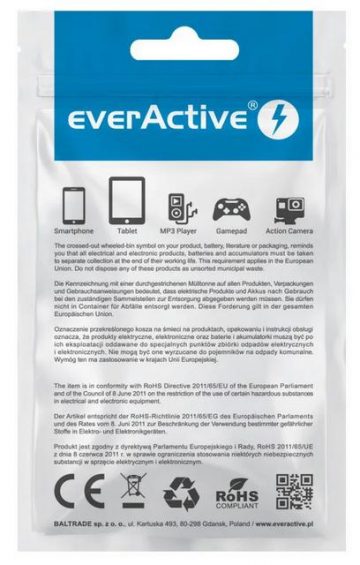 USB-C / USB-C kabelis everActive CBB-1PD5 100cm PD 100W 5A