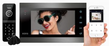 VIDEOTELEFONS EURA VDP-00C5 BLACK TUYA