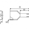 0.5mm2 DUID-2x0.5-8BI BALTĀ IZOLĒTA RŪVIŅA (100 gab.)