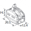 LOCK CONNECTOR 0,2-4,0mm2 PC-232 2POTS (50 gab.)