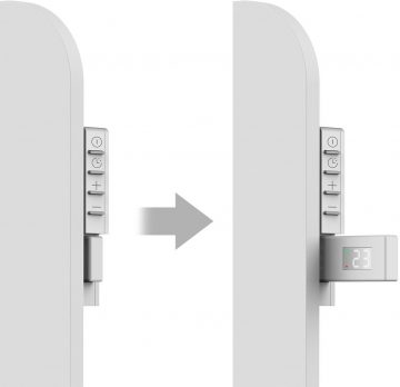 Инфракрасный обогреватель металлический с дистанционным управлением 450 Вт Wi-Fi CR-500