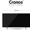 Infrared heating panel CRONOS Synthelith GLASS CRG-720TWP black Infrared heating panel CRONOS Synthelith GLASS CRG-720TWP black