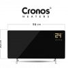 Инфракрасная нагревательная панель CRONOS Synthelith GLASS CRG-480TWP Black Инфракрасная нагревательная панель CRONOS Synthelith GLASS CRG-480TWP Black