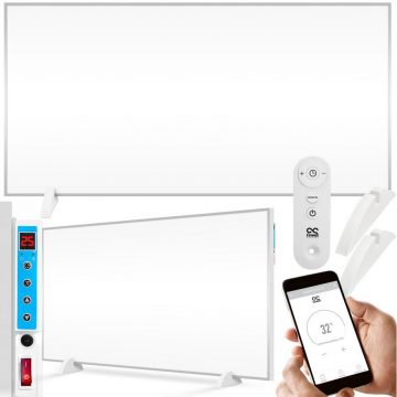 Инфракрасный обогреватель IR 720W + WiFi CR-720TWP TUYA серебристый цвет