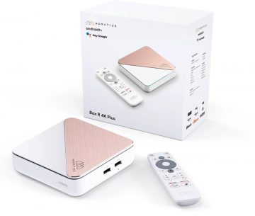Android TV Box Homatics R 4K Plus WiFi 4GB RAM/32GB ROM + DVB-T2 H.265 dekodētājs