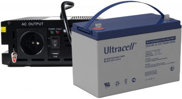 КОМПЛЕКТ ПРЕОБРАЗОВАТЕЛЯ Green Cell 12 В/230 В 300 Вт/600 Вт ЧИСТЫЙ СИНУС + AGM АККУМУЛЯТОР ULTRACELL 12 В 100 А·ч КОМПЛЕКТ ПРЕОБРАЗОВАТЕЛЯ Green Cell 12 В/230 В 300 Вт/600 Вт ЧИСТЫЙ СИНУС + AGM АККУМУЛЯТОР ULTRACELL 12 В 100 А·ч